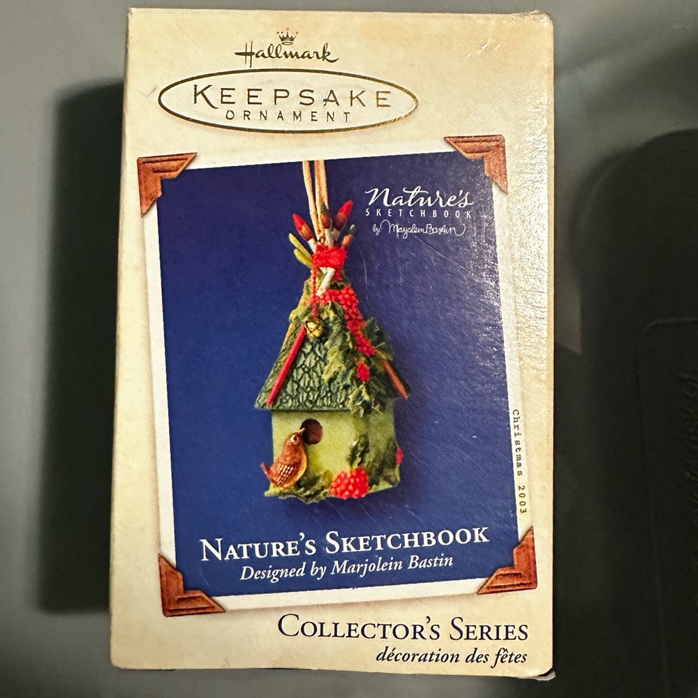 2003 Hallmark Keepsake Ornament - Nature’s Sketchbook